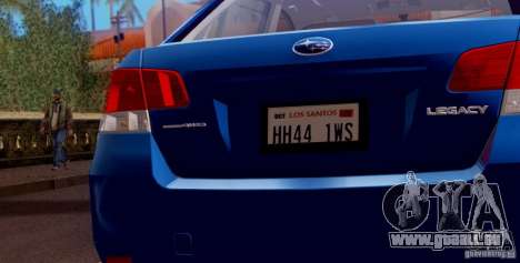 Subaru Legacy B4 2010 pour GTA San Andreas