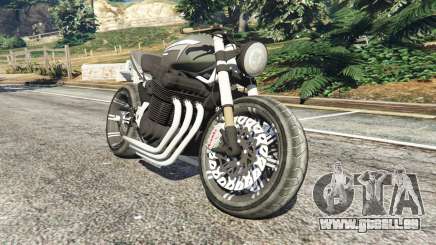 Honda CB 1800 Cafe Racer with Stickers pour GTA 5