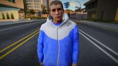 Ein junger Mann in einer Winterjacke für GTA San Andreas