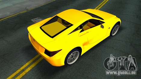 Lexus LF-A Concept Custom pour GTA Vice City