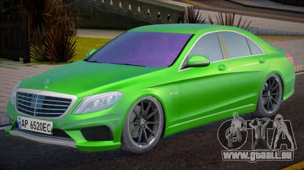 Mercedes-Benz S63 AMG Ukr Plate pour GTA San Andreas
