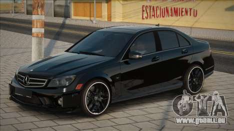 Mercedes-Benz C63 AMG [Noir] pour GTA San Andreas