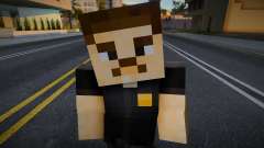 Sfpd1 Minecraft Ped pour GTA San Andreas