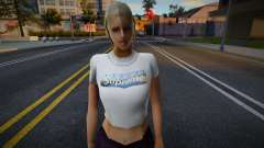 Nettes Mädchen an der Spitze von Supreme für GTA San Andreas