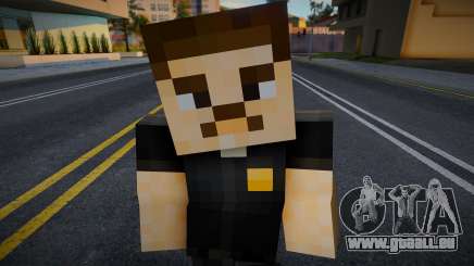 Sfpd1 Minecraft Ped pour GTA San Andreas