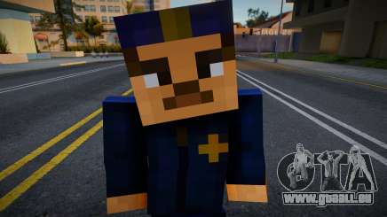 Sfpdm1 Minecraft Ped pour GTA San Andreas