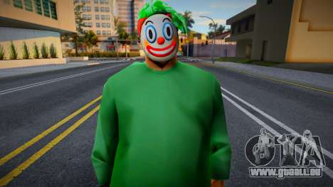 Fam1 Clown für GTA San Andreas