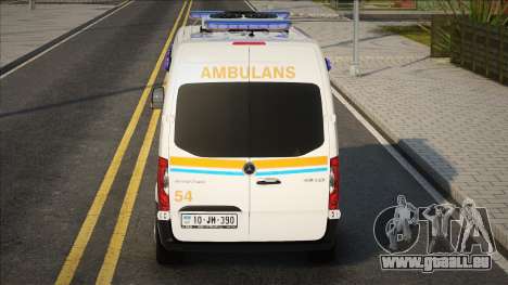 Mercedes Sprinter Azerbaïdjanais Ambulansı Modu pour GTA San Andreas